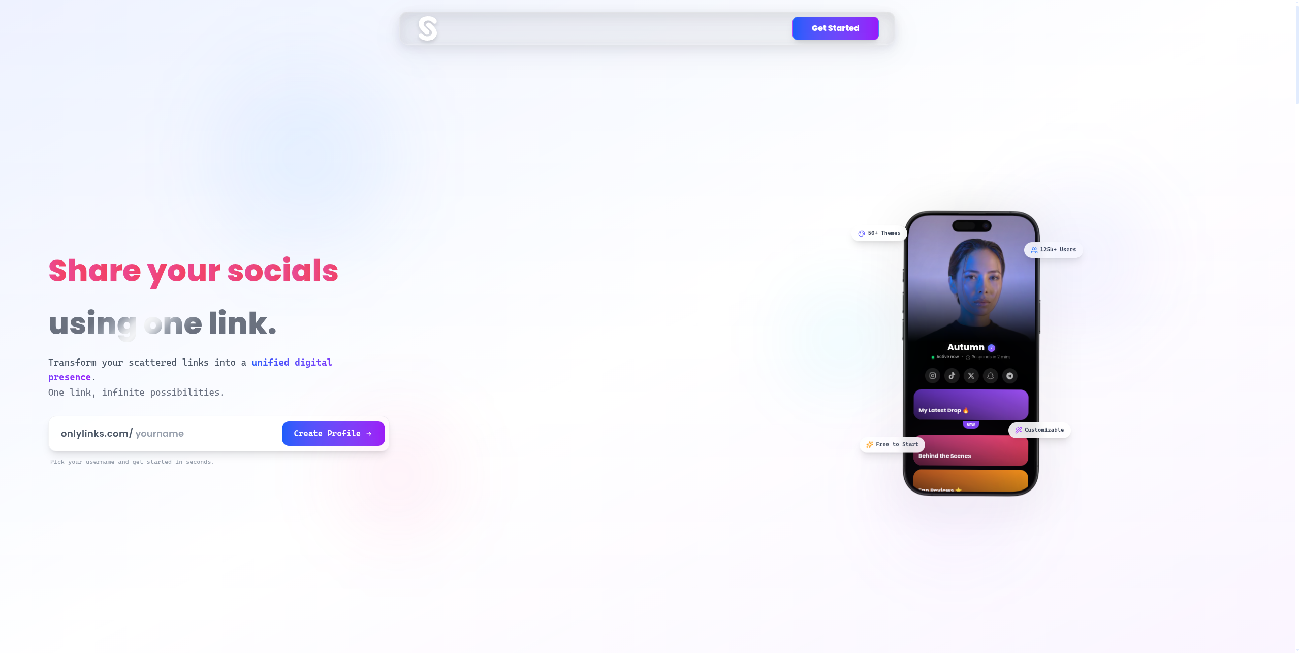 OnlyLinks screenshot